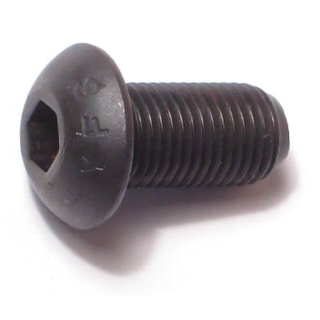 Midwest Fastener 3/8"-24 Socket Head Cap Screw, Button, Plain Steel, 3/4 in Length, 6 PK 79573